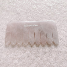 Load image into Gallery viewer, Rose Quartz Comb