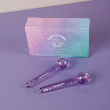 Load image into Gallery viewer, Ice Globes - Purple Glitter