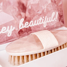 Load image into Gallery viewer, Rose Quartz Body Brush