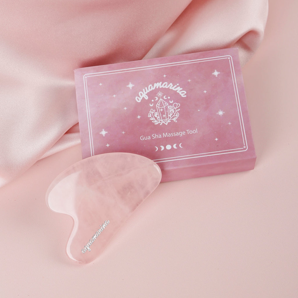 Gua Sha Massage Tool - Rose Quartz