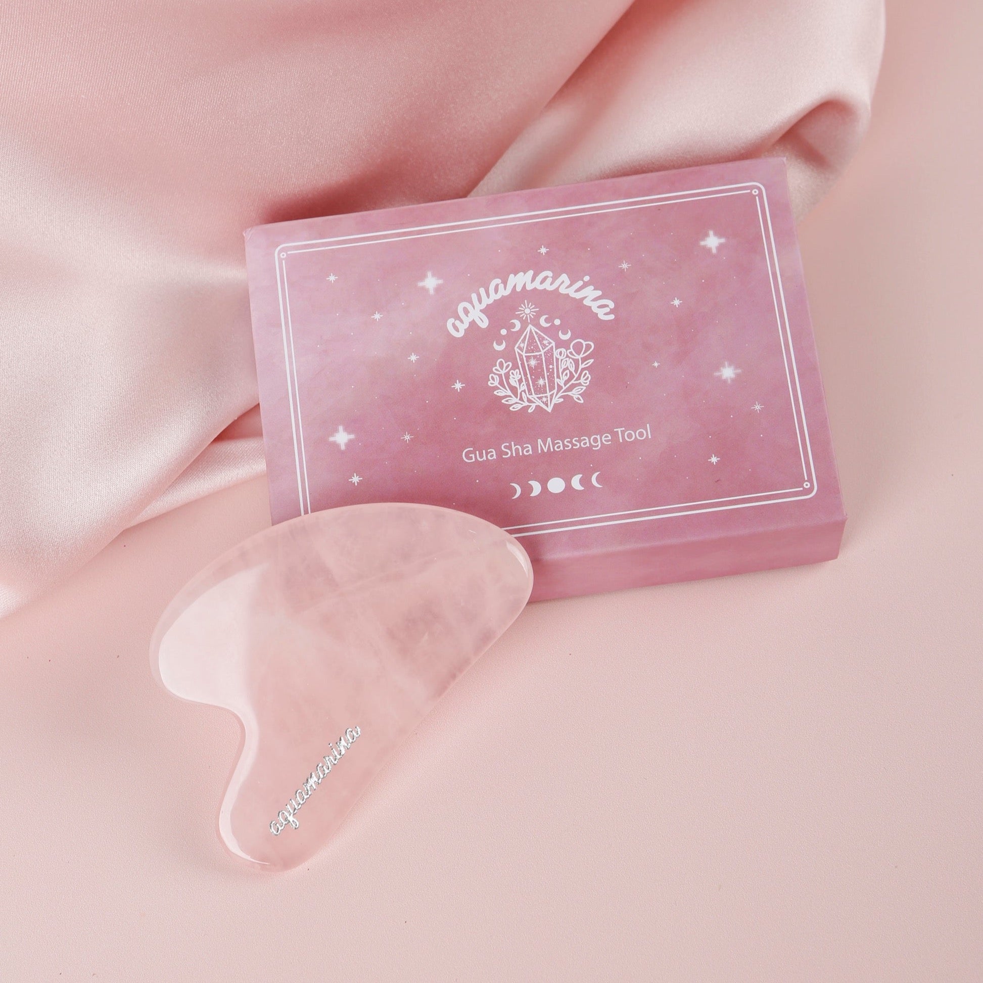 Gua Sha Massage Tool - Rose Quartz