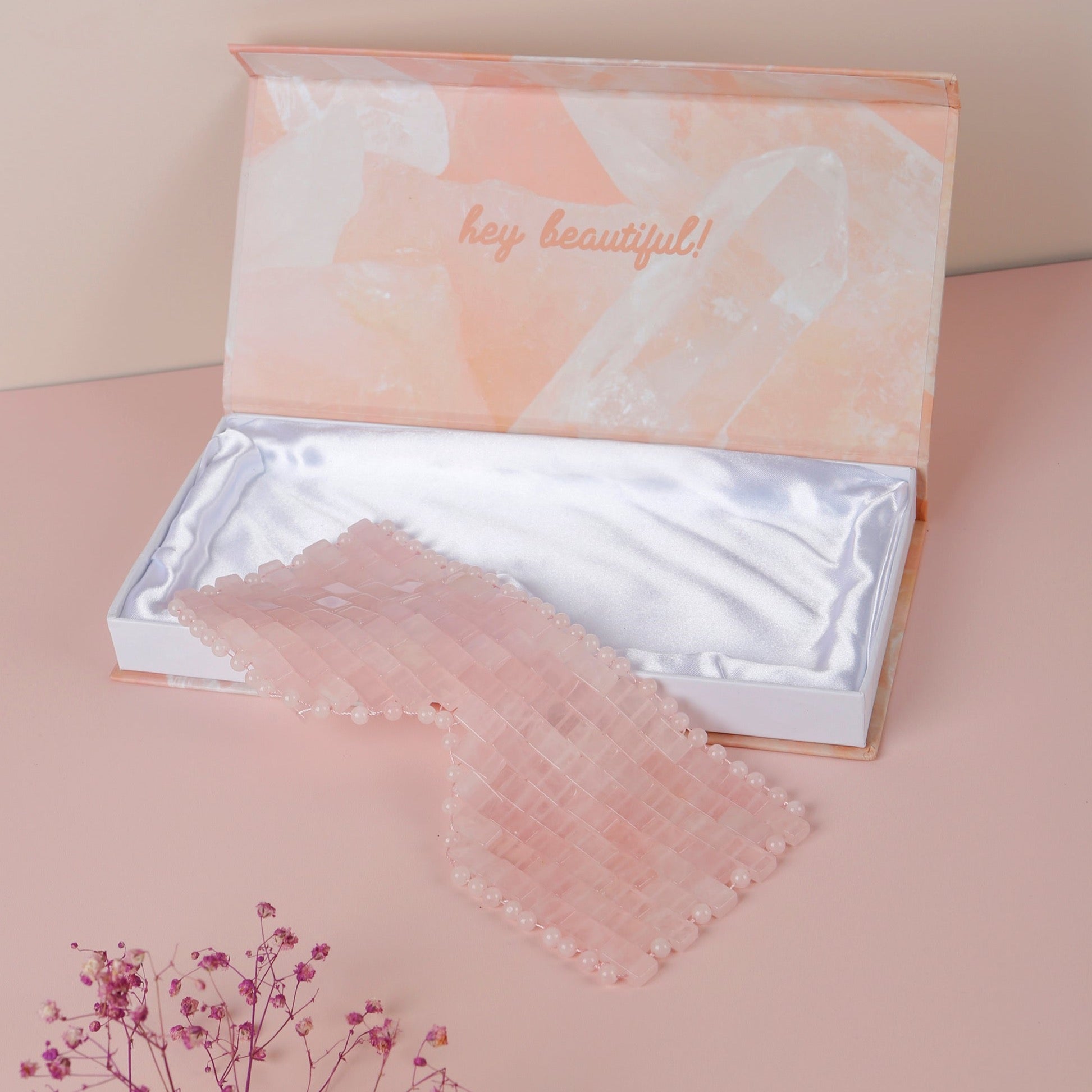 Rose Quartz Eye Mask