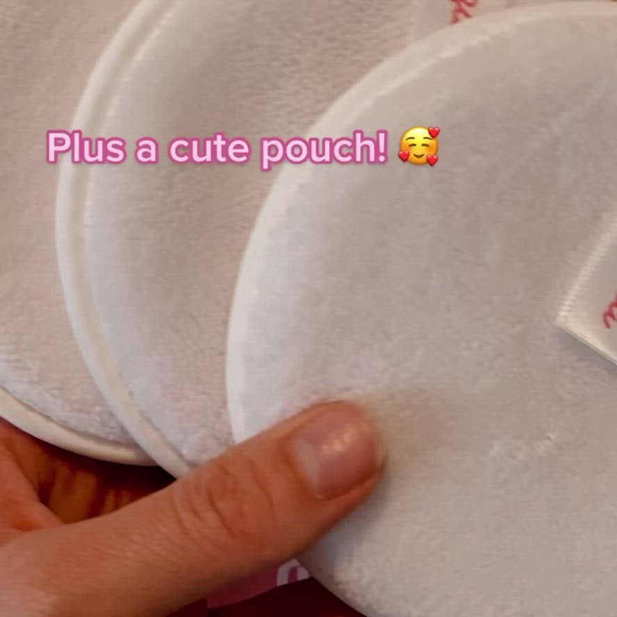 Magic Cleansing Puffs • Set of 3 in Pouch