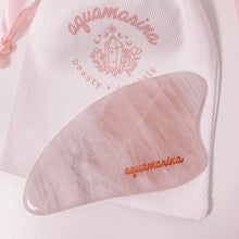 Load image into Gallery viewer, Extra Large Rose Quartz Gua Sha Massage Tool

