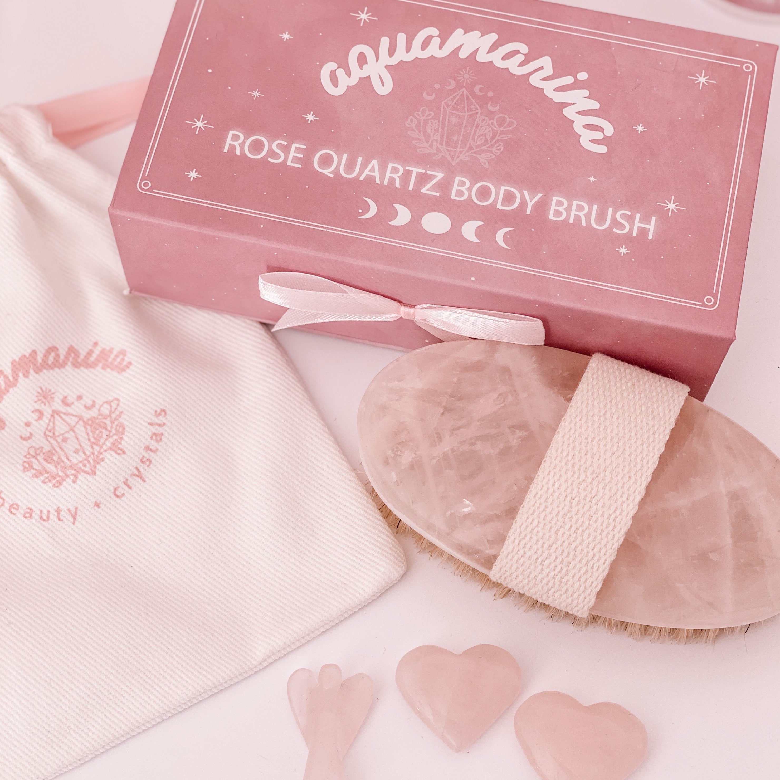 Rose Quartz Body Brush